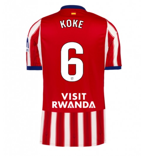 Atletico Madrid Koke #6 Domácí Dres 2026-27 Krátký Rukáv Atletico Madrid Koke #6 Domácí Dres 2026-27 Krátký Rukáv